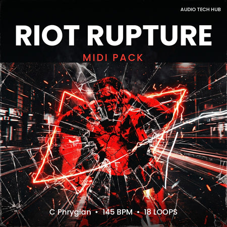 Riot Rupture: Drill MIDI Pack (C Phrygian, 145 BPM)