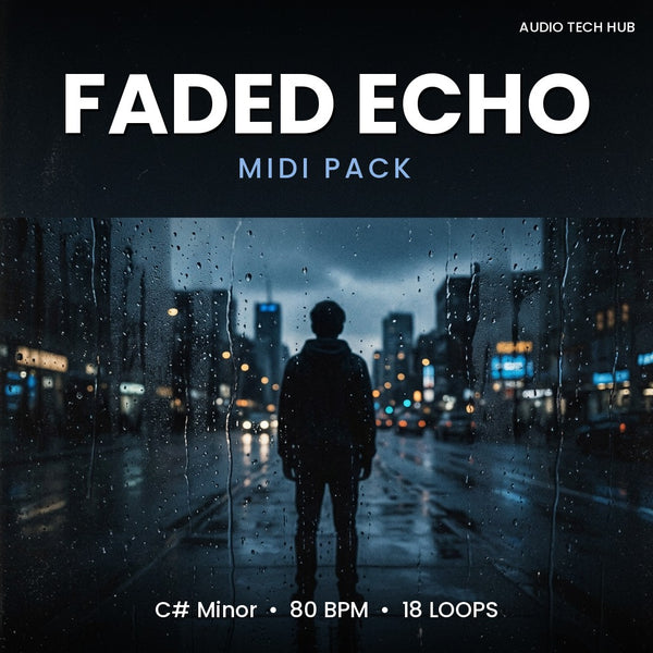 Faded Echo: Emo Rap MIDI Pack (C# Minor, 80 BPM)