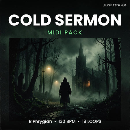 Cold Sermon: Horror Trap MIDI Pack (B Phrygian, 130 BPM)