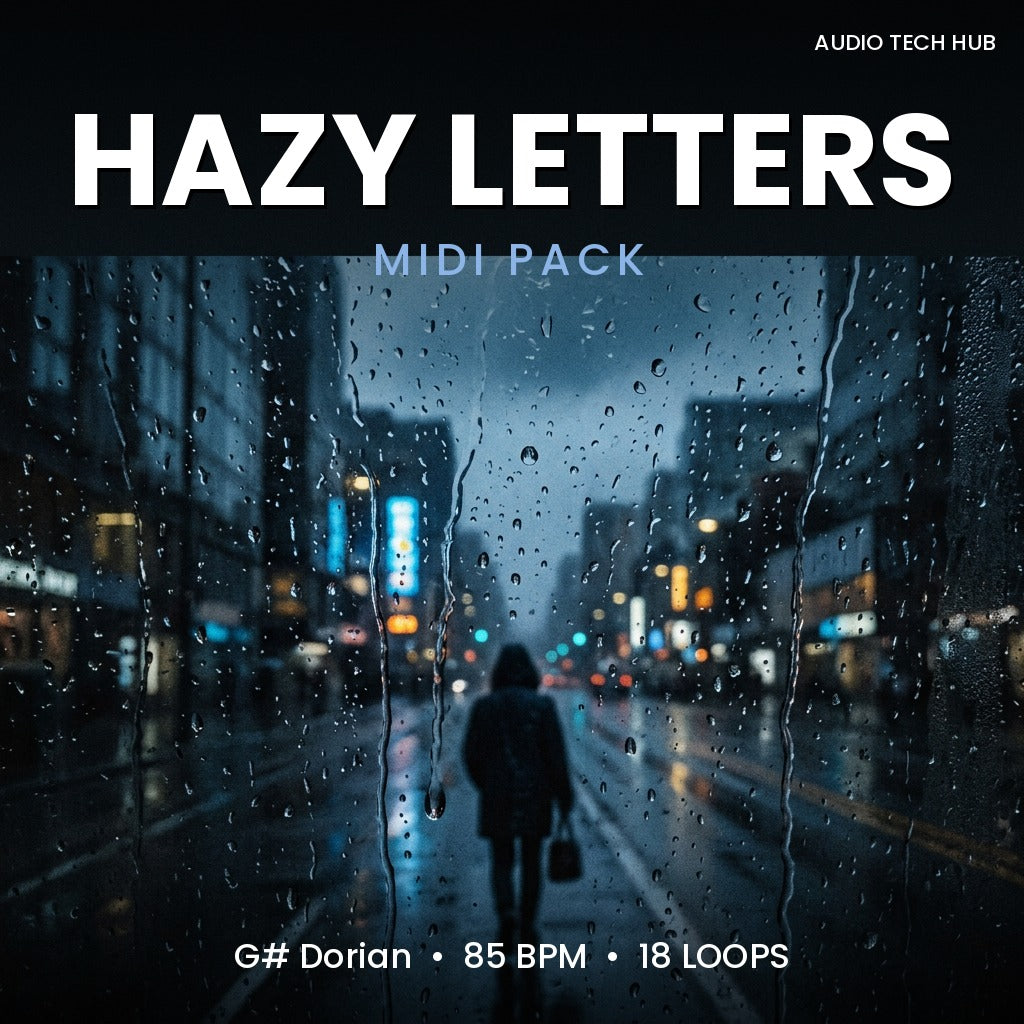 Hazy Letters: Lo-fi MIDI Pack (G# Dorian, 85 BPM)