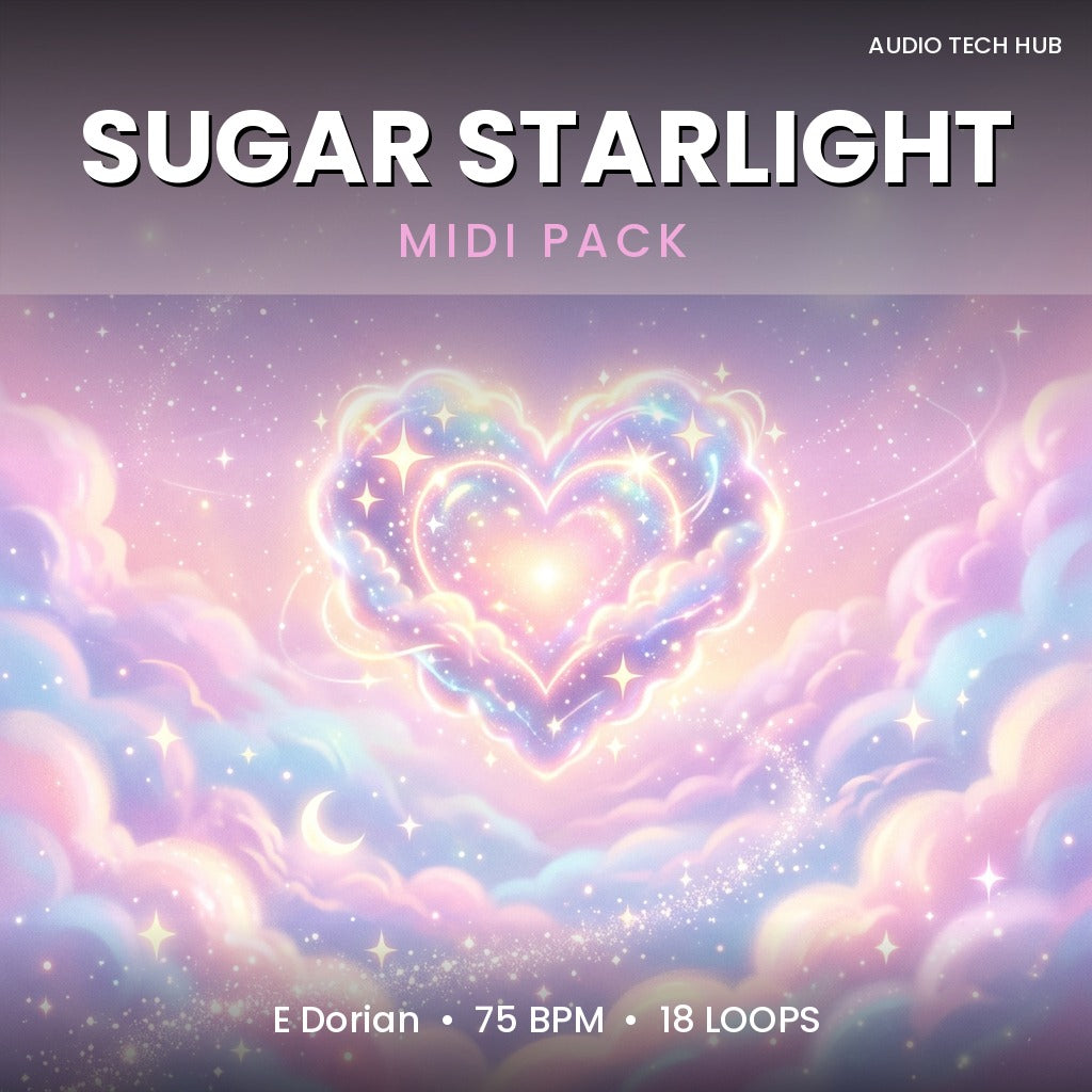 Sugar Starlight: Pluggnb MIDI Pack (E Dorian, 75 BPM)