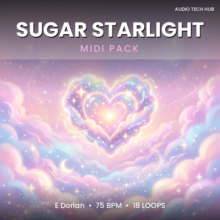 Sugar Starlight: Pluggnb MIDI Pack (E Dorian, 75 BPM)