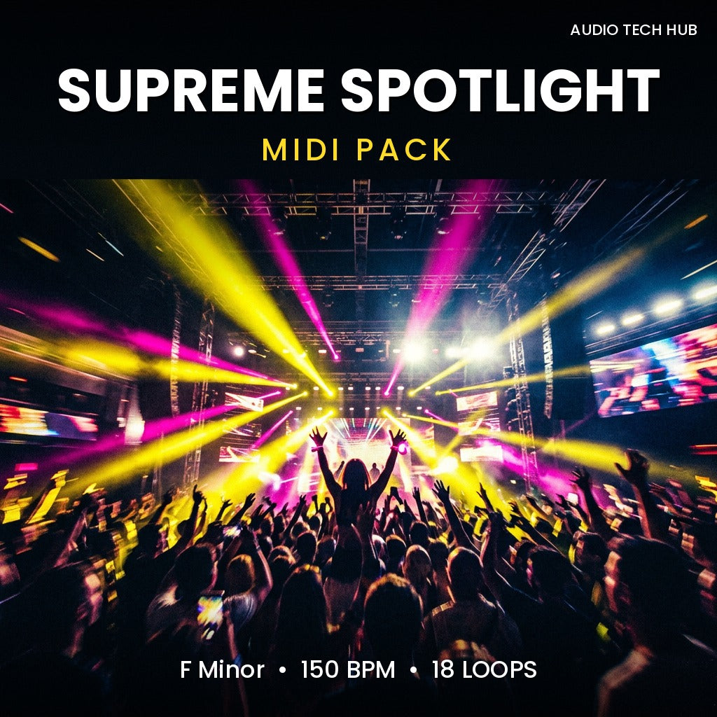 Supreme Spotlight: Club MIDI Pack (F Minor, 150 BPM)