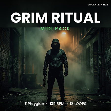Grim Ritual: Drill MIDI Pack (E Phrygian, 135 BPM)