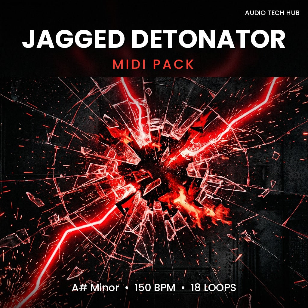 Jagged Detonator: Rage MIDI Pack (A# Minor, 150 BPM)