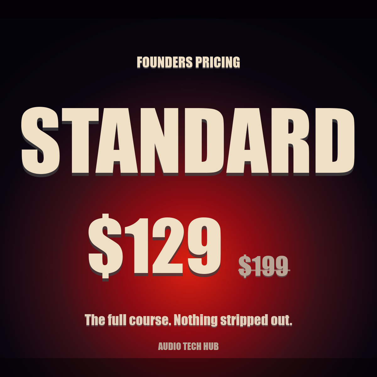 VST Development Course — Standard tier