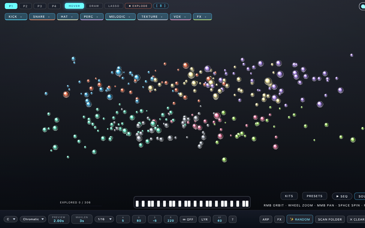 Pathfinder Pro — the full instrument, with slots, categories, sequencer and effects